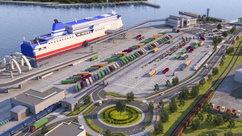 Port Gdynia rozpoczyna nowy rozdział w historii przewozów promowych na Bałtyku (foto, wideo) - GospodarkaMorska.pl