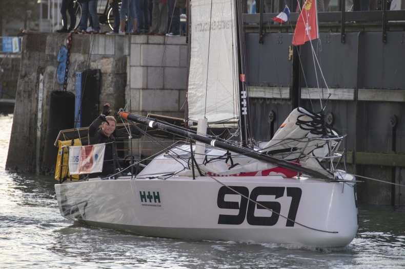 Michał Weselak po pierwszym etapie Mini Transat - GospodarkaMorska.pl