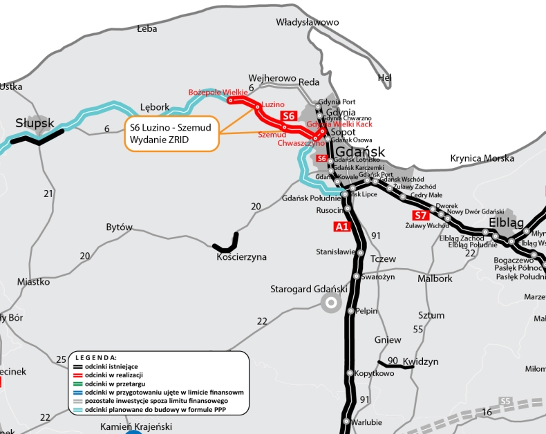 GDDKiA: Obwodnica Metropolii Trójmiejskiej - pierwszym projektem w formule PPP - GospodarkaMorska.pl