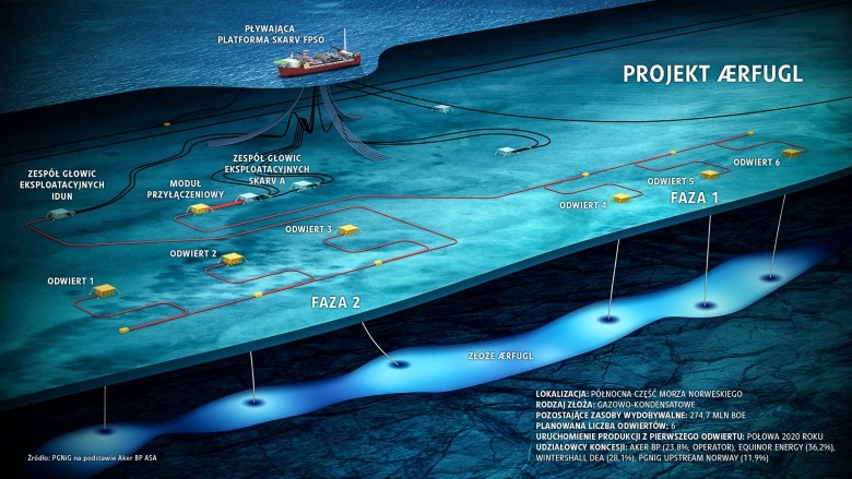 PGNiG przyspiesza prace na złożu Ærfugl - GospodarkaMorska.pl
