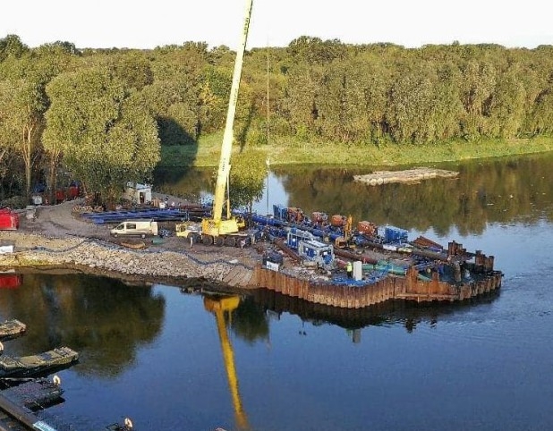 Rozpoczął się demontaż rurociągu do oczyszczalni Czajka - GospodarkaMorska.pl