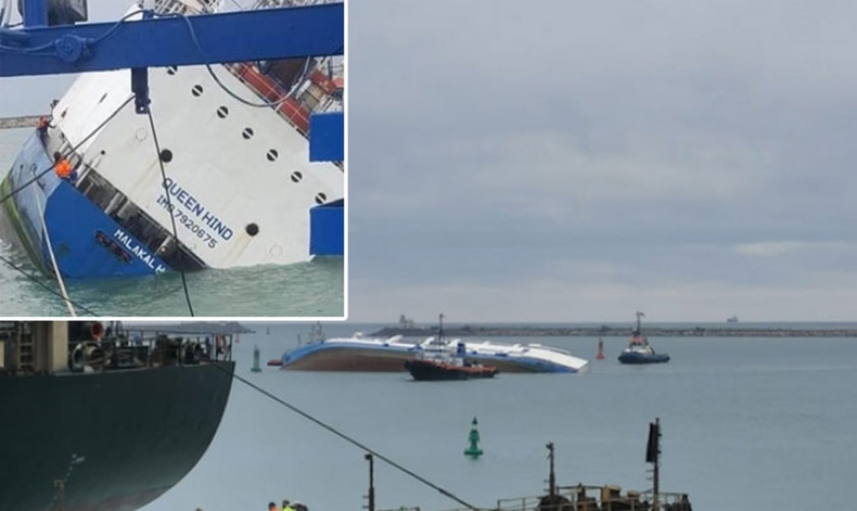 14 tysięcy owiec w wodzie. Przewrócił się statek [foto] - GospodarkaMorska.pl