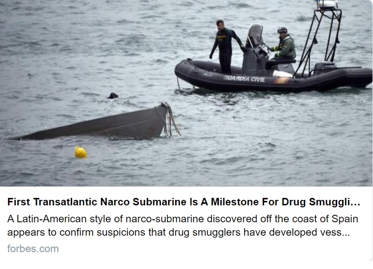 Ujęto dwie osoby związane z przemytem kokainy łodzią podwodną - GospodarkaMorska.pl