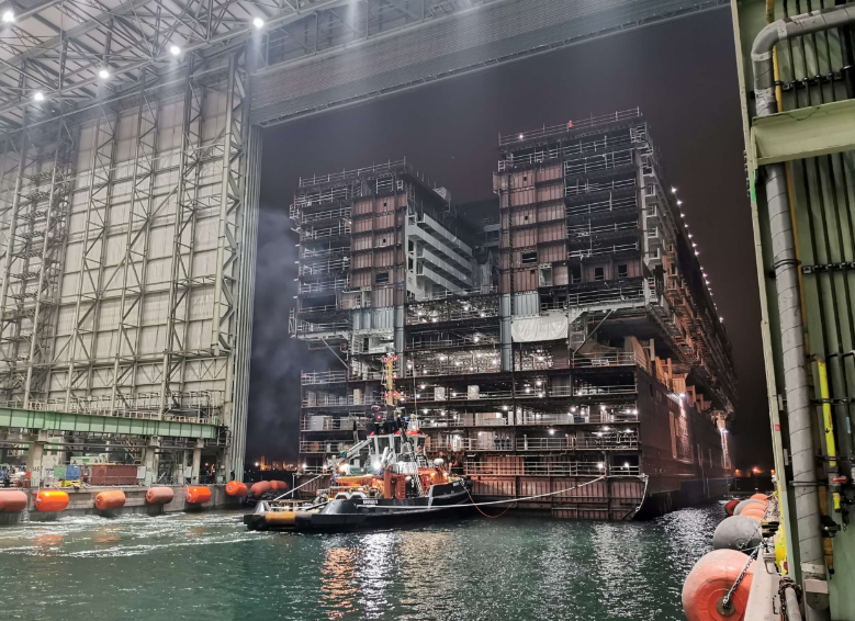 MV Werften położyła stępkę pod drugi wycieczkowiec klasy Global dla Dream Cruises - GospodarkaMorska.pl