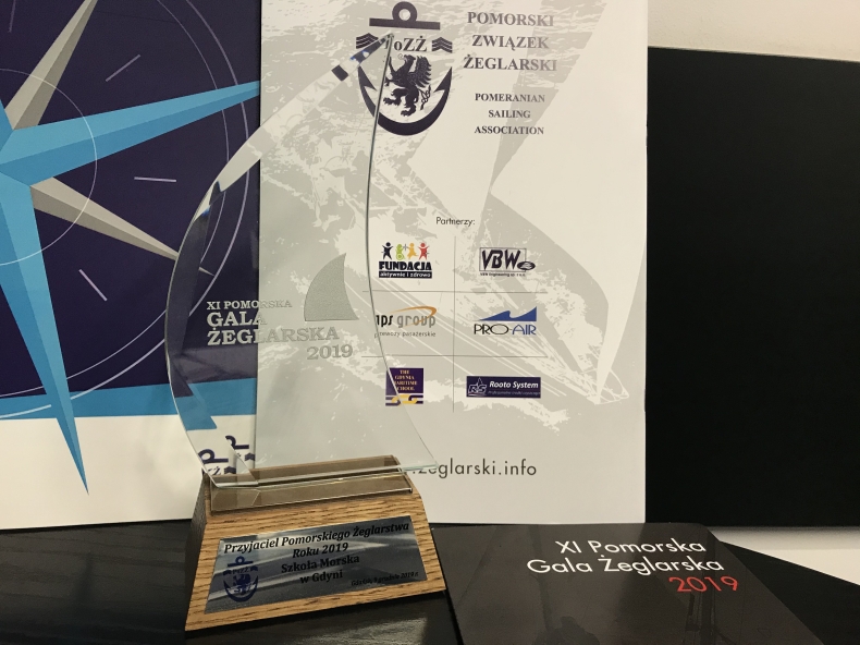 Szkoła Morska w Gdyni doceniona podczas XI Pomorskiej Gali Żeglarskiej - GospodarkaMorska.pl