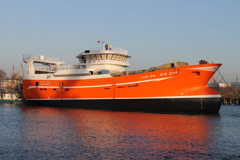 Stocznia Nauta zwodowała statek rybacki dla Duńczyków [FOTO, WIDEO] - GospodarkaMorska.pl