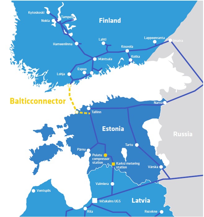 Otwarto wspólny rynek gazu między Finlandią, Estonią i Łotwą - GospodarkaMorska.pl
