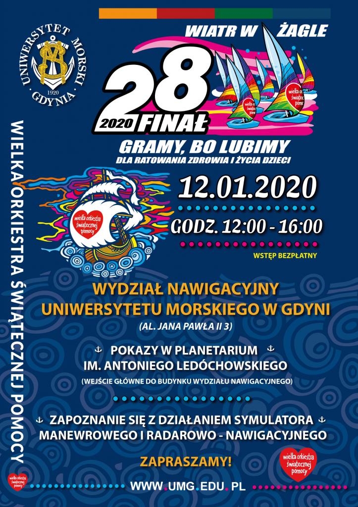 28. Finał WOŚP na Uniwersytecie Morskim w Gdyni - GospodarkaMorska.pl