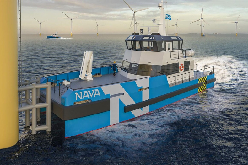 NAVA z nowym projektem katamaranu CTV - GospodarkaMorska.pl