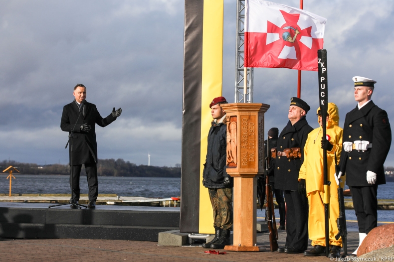 Prezydent: powrót Polski nad morze - jedno z wydarzeń, które ukształtowały Polskę - GospodarkaMorska.pl