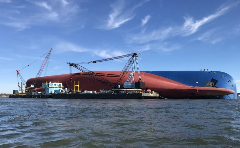 Zatwierdzono plan wydobycia wraku samochodowca Golden Ray - GospodarkaMorska.pl