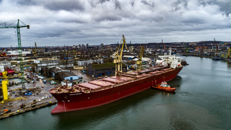 Jeden z największych masowców samowyładowczych na świecie przeszedł remont w gdańskiej stoczni Remontowa (foto, wideo) - GospodarkaMorska.pl