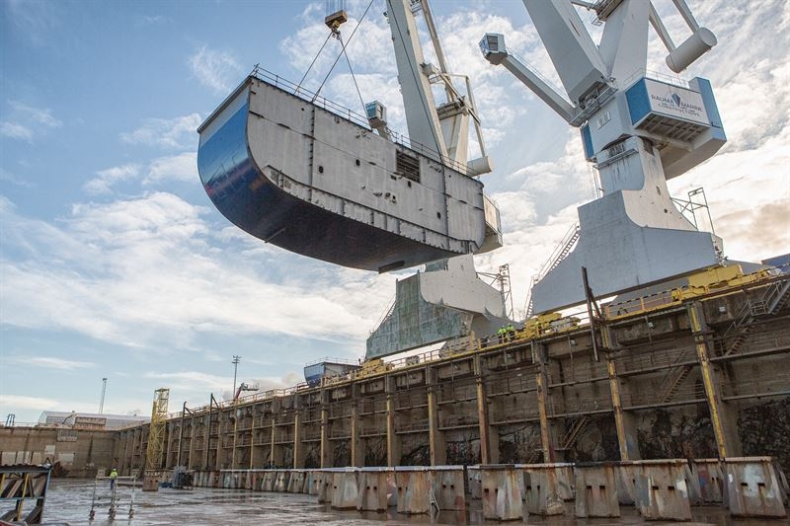 Położono stępkę pod nowy szwedzko-fiński prom - GospodarkaMorska.pl