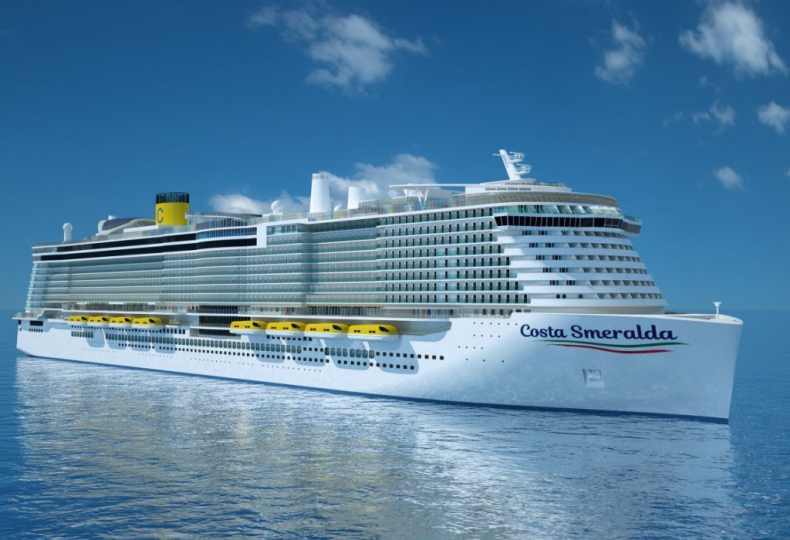 Najnowszy napędzany LNG wycieczkowiec Costa Cruises ochrzczony w Savonie - GospodarkaMorska.pl