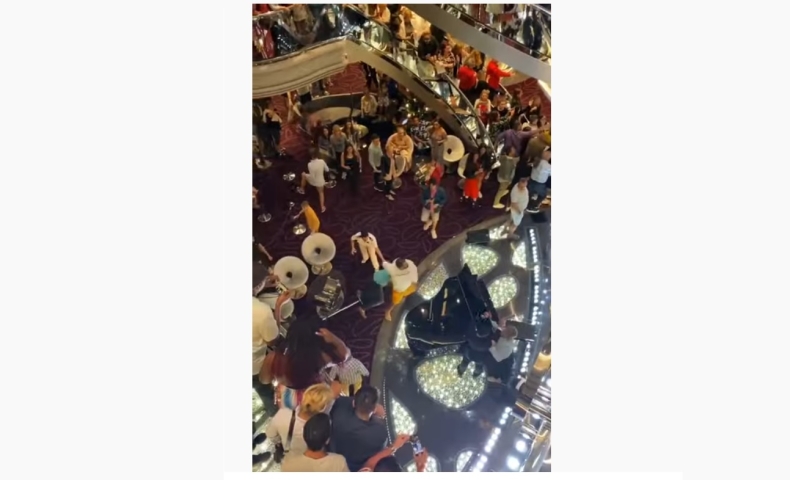 Koronawirus przyczyną awantury na pokładzie wycieczkowca (wideo) - GospodarkaMorska.pl