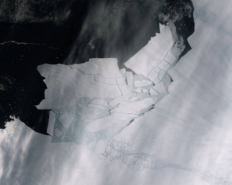 Lodowce topnieją jeszcze szybciej. Od Antarktydy oderwał się lądolód wielkości Malty (video) - GospodarkaMorska.pl