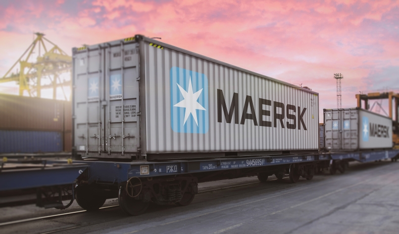 Pierwszy międzykontynentalny pociąg Maerska z Europy do Azji - GospodarkaMorska.pl