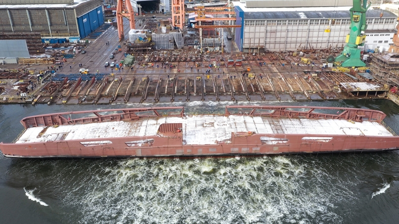 Trzeci dwustronny prom elektryczny dla Norled zwodowany (wideo) - GospodarkaMorska.pl