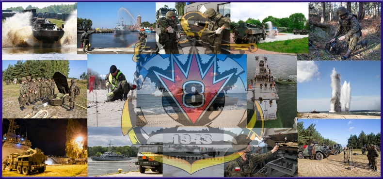 „Przodujący pododdział Marynarki Wojennej” - 8. Batalion Saperów - GospodarkaMorska.pl