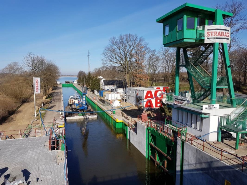 Przegalina wznawia ruch – I etap inwestycji bliski ukończeniu - GospodarkaMorska.pl