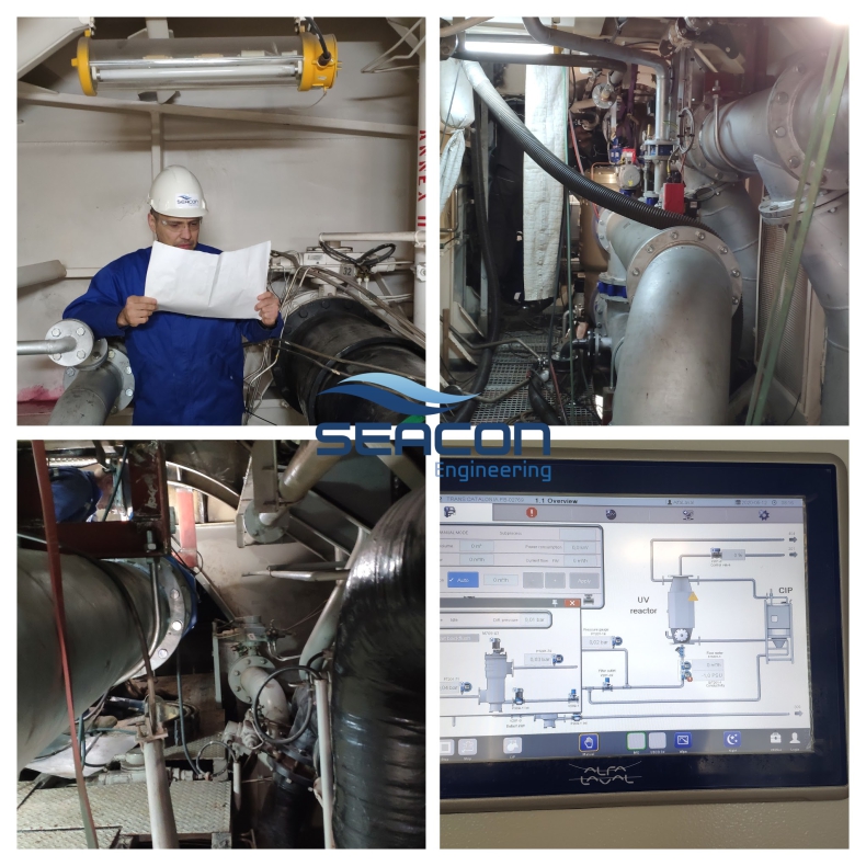 SEACON Engineering na inspekcji powykonawczej instalacji BWTS na transportowcu LPG z systemem Alfa Laval. - GospodarkaMorska.pl