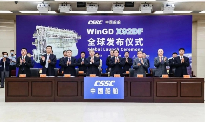 W Chinach zainaugurowano największy na świecie wolnoobrotowy silnik dual-fuel (wideo) - GospodarkaMorska.pl