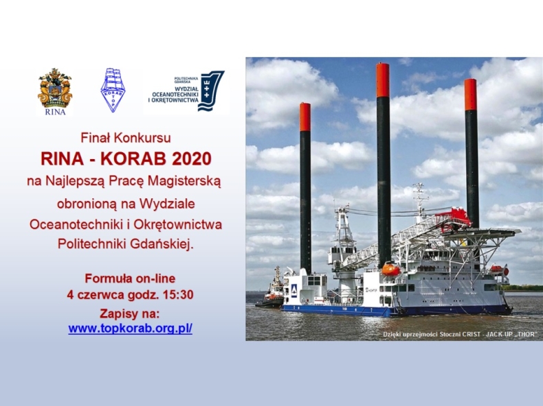 Finał Konkursu RINA-KORAB 2020 na najlepszą pracę magisterską - GospodarkaMorska.pl
