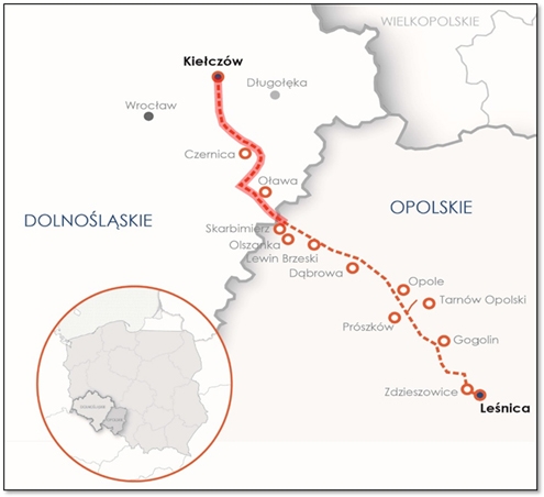 Pierwszy odcinek gazociągu Zdzieszowice – Wrocław oddany do eksploatacji - GospodarkaMorska.pl