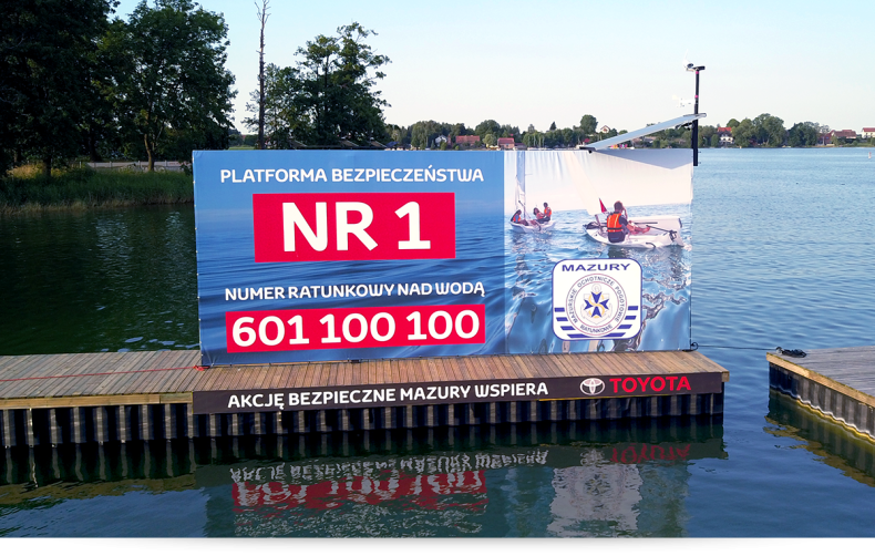 Spór o platformy bezpieczeństwa na mazurskich jeziorach - GospodarkaMorska.pl