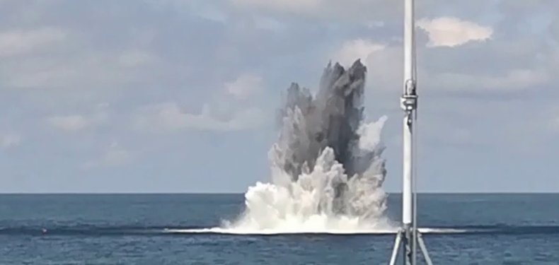 Jutro usunięcie miny morskiej w rejonie Portu Gdynia - GospodarkaMorska.pl