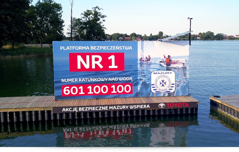 MOPR i Fundacja Bezpieczne Mazury zawieszają działanie platform bezpieczeństwa na jeziorach - GospodarkaMorska.pl