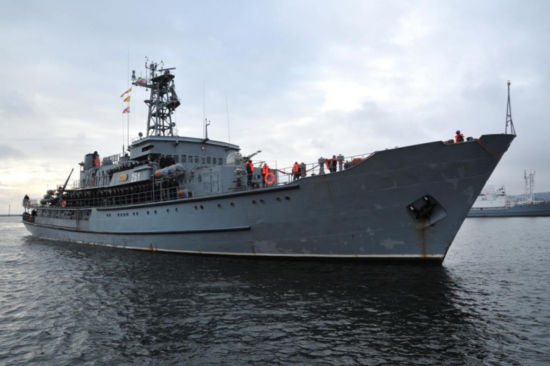 ORP Wodnik wrócił z zimowego rejsu - GospodarkaMorska.pl