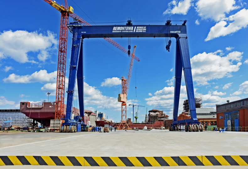 Remontowa Shipbuilding - nowa linia do montażu statków - GospodarkaMorska.pl