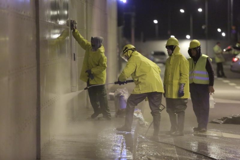 Wielkie mycie tunelu pod Martwą Wisłą - GospodarkaMorska.pl