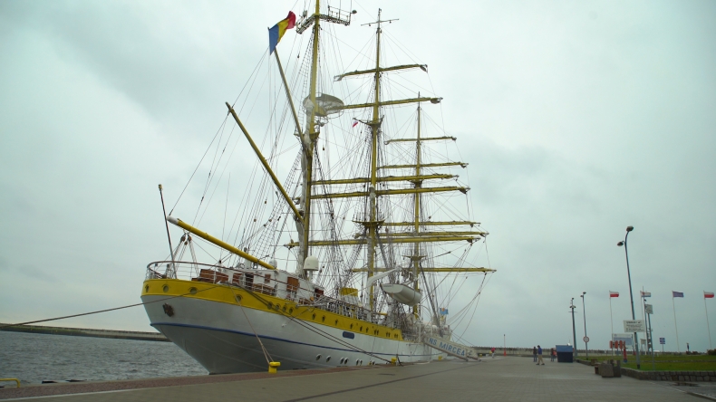 Rumuński żaglowiec Mircea w Gdyni - GospodarkaMorska.pl