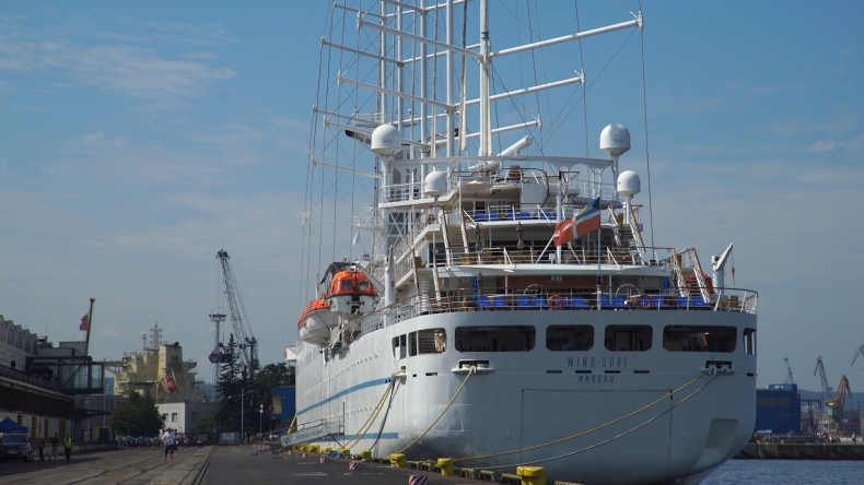 Wind Surf gwiazdą gdyńskiej Alei Statków Pasażerskich - GospodarkaMorska.pl