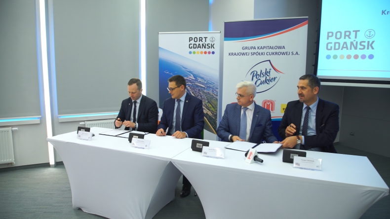 Podpisanie umowy na budowę terminalu cukrowego w Porcie Gdańsk - GospodarkaMorska.pl
