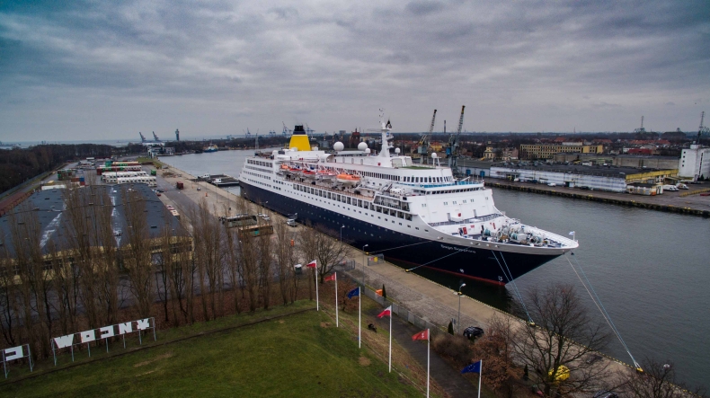 Saga Sapphire - ostatni wycieczkowiec w sezonie 2017 w Porcie Gdańsk - GospodarkaMorska.pl