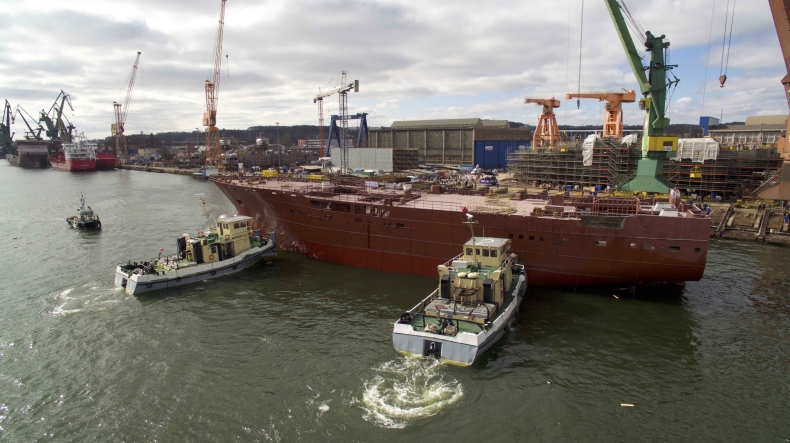 1 010 wodowanie w Remontowa Shipbuilding - trawler pelagiczny dla norweskiego armatora - GospodarkaMorska.pl