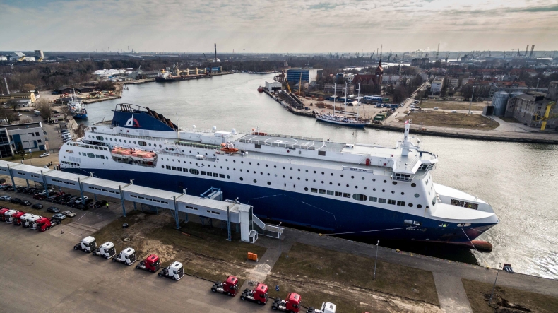 Nova Star - najnowszy prom PŻB - zawinął do Gdańska. Wkrótce pierwszy rejs - GospodarkaMorska.pl
