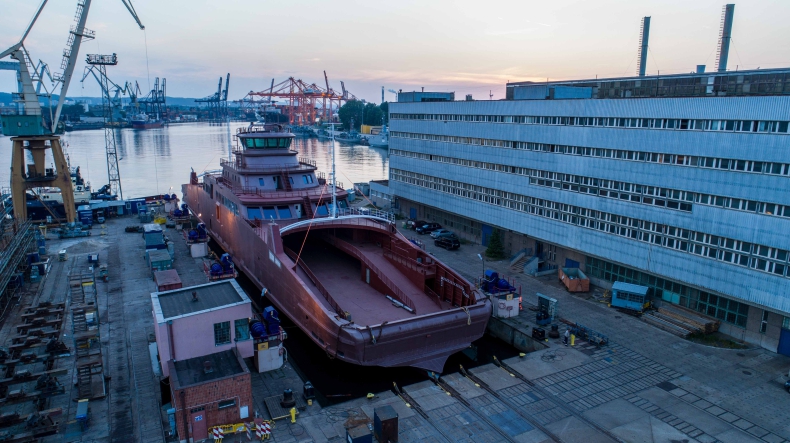 Montex Shipyard zbudował nowoczesny prom dla Norwegów. Zobacz wodowanie - GospodarkaMorska.pl