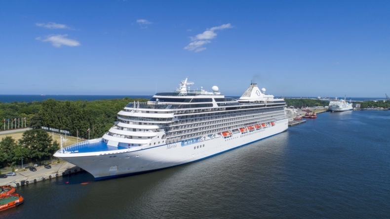 Marina - nadłuższy wycieczkowiec sezonu 2018 w Porcie Gdańsk - GospodarkaMorska.pl