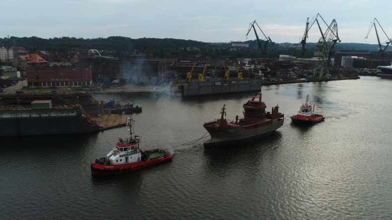 TBN Støttfjord ze stoczni Safe w Gdańsku wyrusza w podróż do Norwegii - GospodarkaMorska.pl