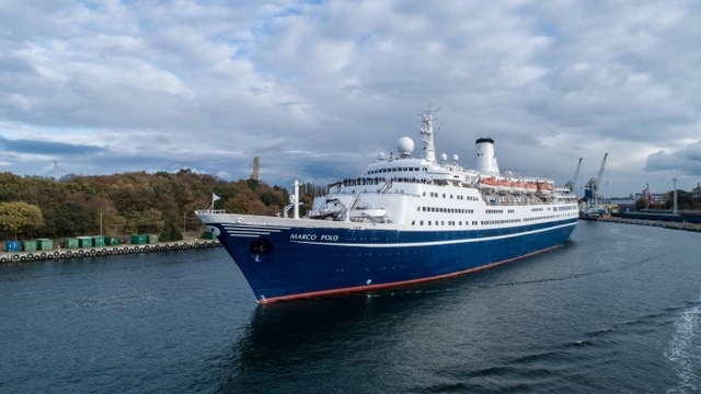 Marco Polo - ostatni wycieczkowiec w Porcie Gdańsk w sezonie 2018 - GospodarkaMorska.pl
