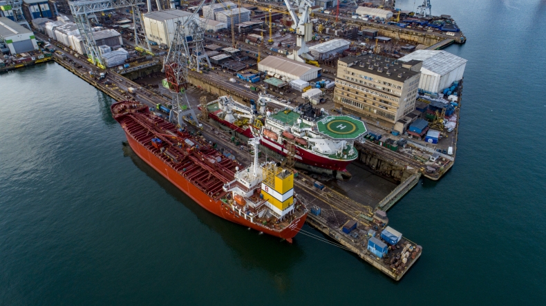 Pracowity rok w Stoczni Remontowej Nauta - GospodarkaMorska.pl