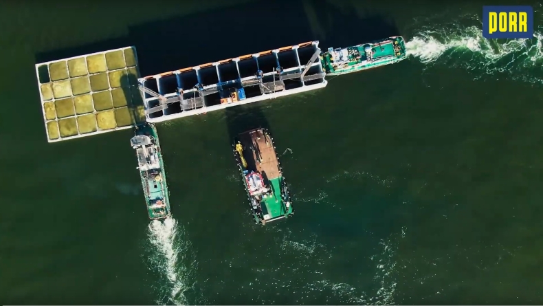 Trwa modernizacja falochronów osłonowych w Porcie Północnym w Gdańsku [wideo] - GospodarkaMorska.pl