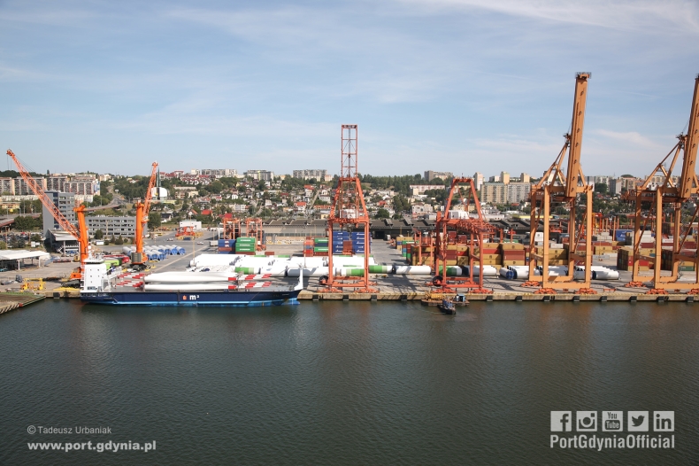 Port Gdynia portem instalacyjnym polskich farm wiatrowych na Bałtyku [foto, wideo] - GospodarkaMorska.pl