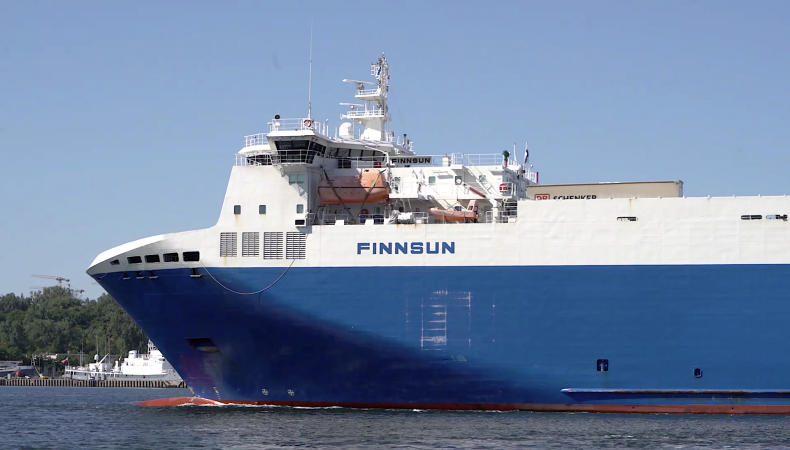Test nowego połączenia ro-ro z Portu Gdynia do UK [wideo] - GospodarkaMorska.pl