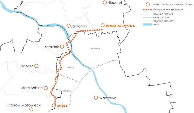 Gaz-System: gazociąg Rembelszczyzna - Mory z decyzją lokalizacyjną - GospodarkaMorska.pl