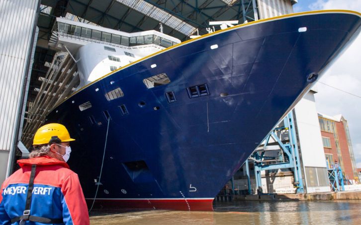 Meyer Werft zwodował wycieczkowiec Spirit od Adventure (wideo) - GospodarkaMorska.pl